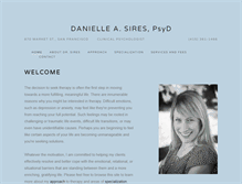 Tablet Screenshot of drdaniellesires.com